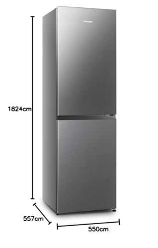 réfrigérateur-congélateur Autoportante 256 L F Argent