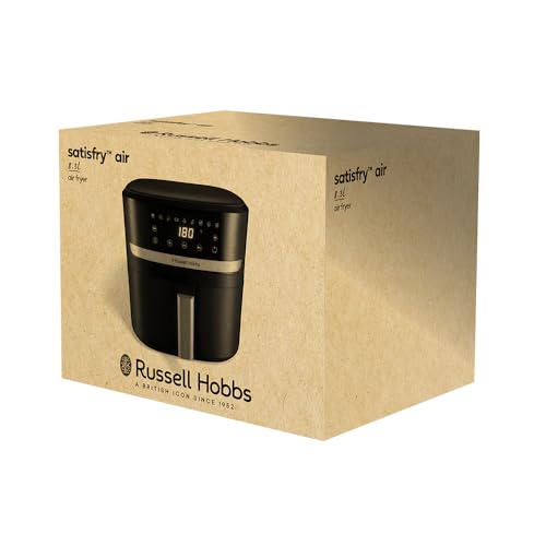 Air Fryer XXL 8,3L Rapid Air (Compact, Silencieux, Pizza Ø 26cm) Friteuse sans huile (9-en-1, Cuit, gril, rôtit et plus, économe, tactile,arrêt auto, compatible lave-vaisselle)