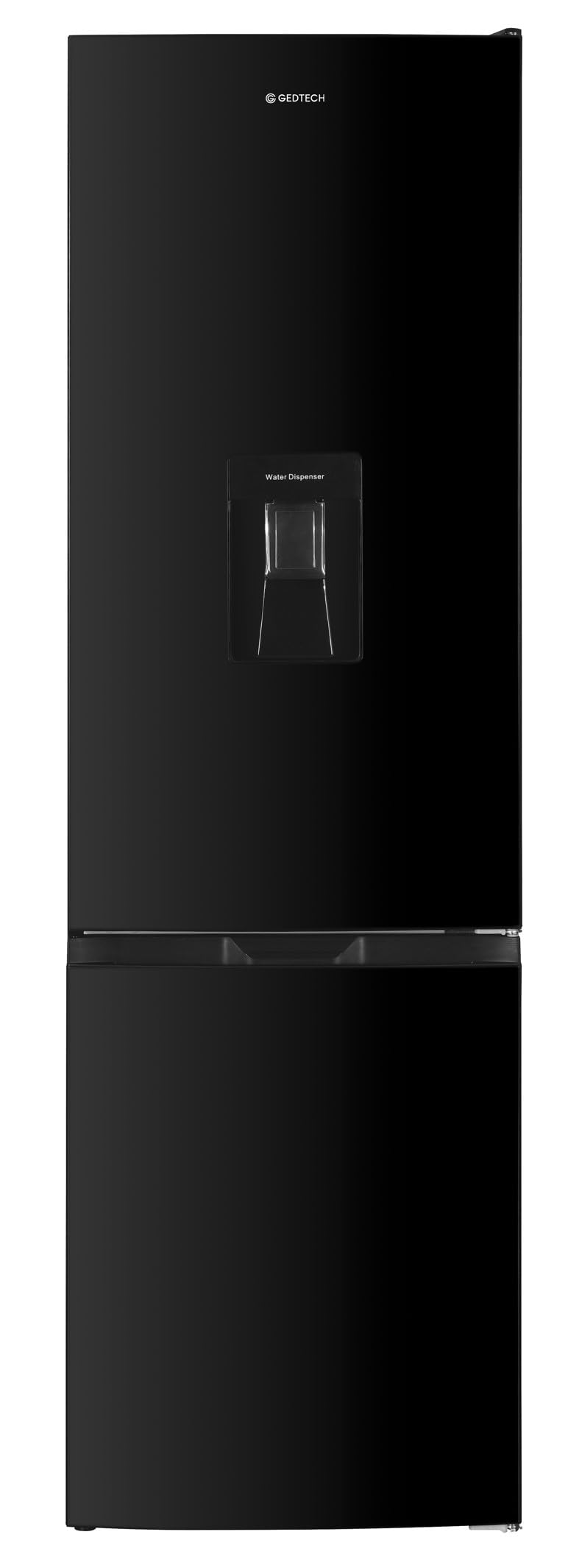 Refrigerateur combiné - congélateur bas - Noir - capacité 262L - Classe E