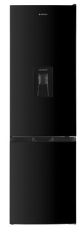 Refrigerateur combiné - congélateur bas - Noir - capacité 262L - Classe E