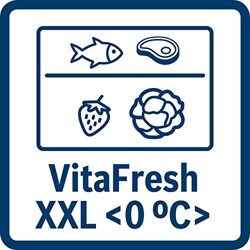 Réfrigérateur Série 4 avec congélateur - 203 x 70 cm - Réfrigérateur 313 l + 127 congélateur - VitaFresh XXL - Éclairage LED uniforme