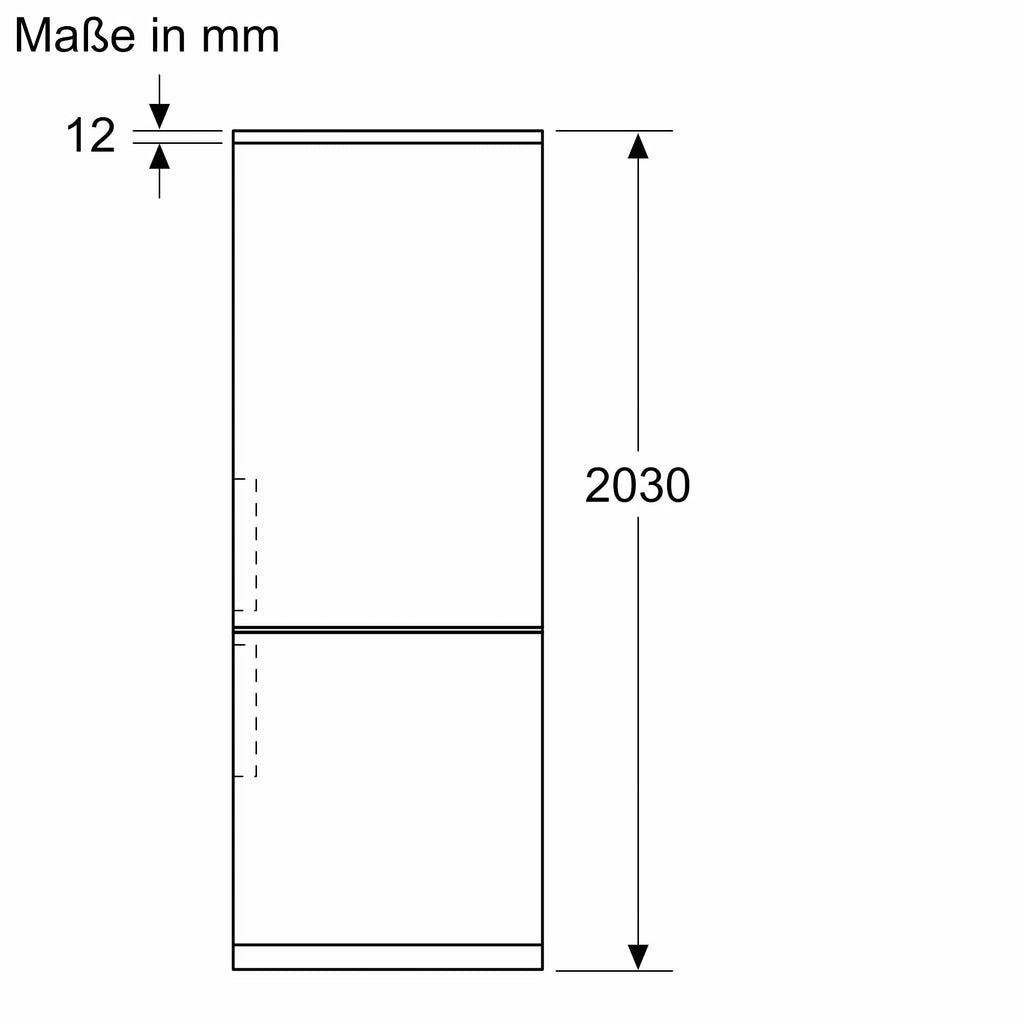 Réfrigérateur Série 4 avec congélateur - 203 x 70 cm - Réfrigérateur 313 l + 127 congélateur - VitaFresh XXL - Éclairage LED uniforme