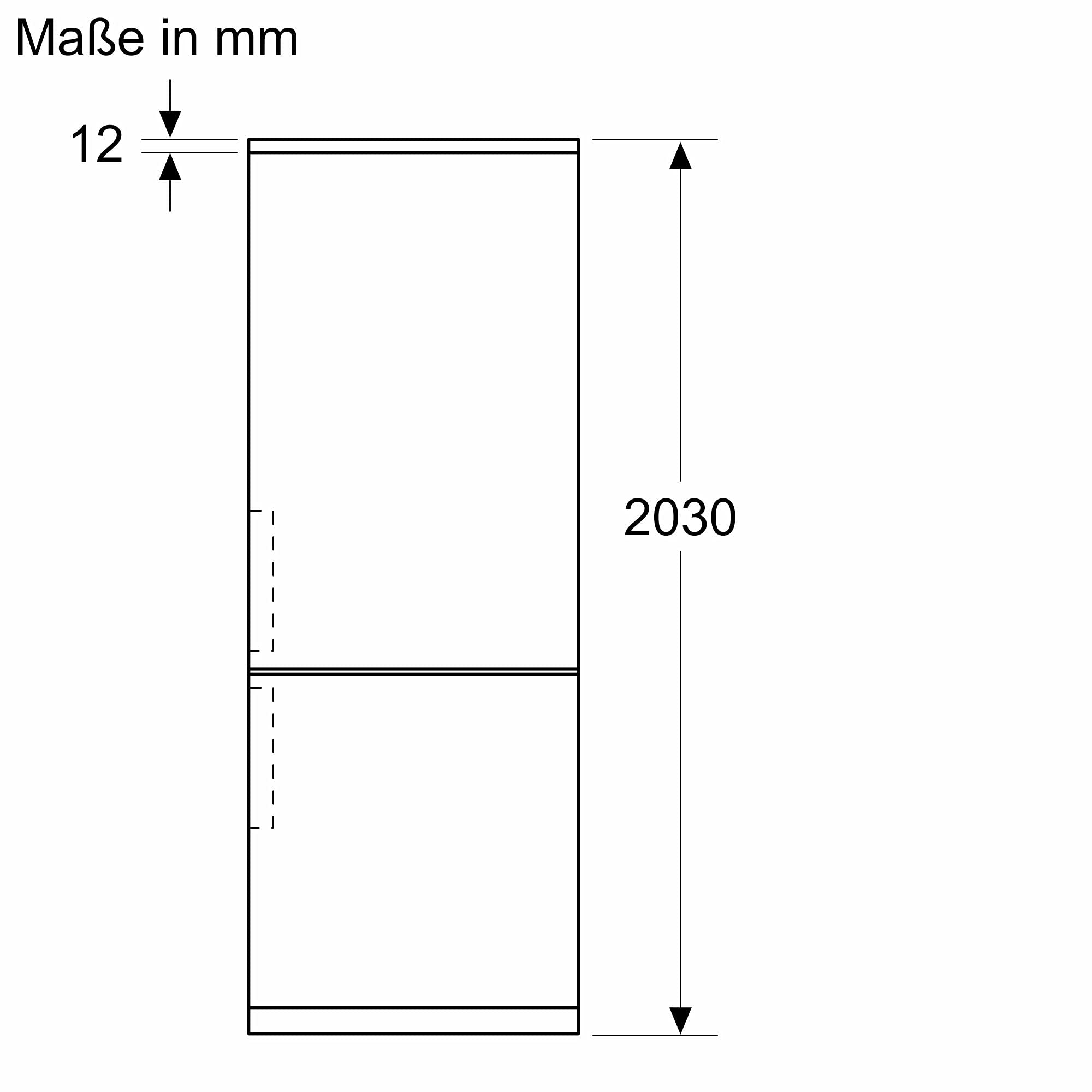 Réfrigérateur Série 4 avec congélateur - 203 x 70 cm - Réfrigérateur 313 l + 127 congélateur - VitaFresh XXL - Éclairage LED uniforme