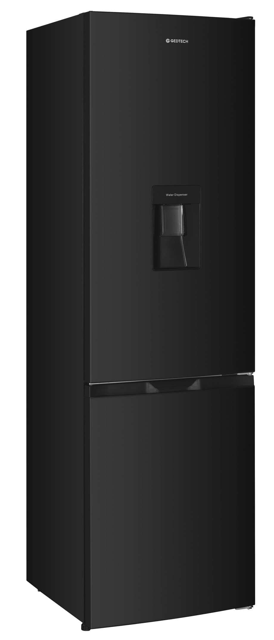 Refrigerateur combiné - congélateur bas - Noir - capacité 262L - Classe E