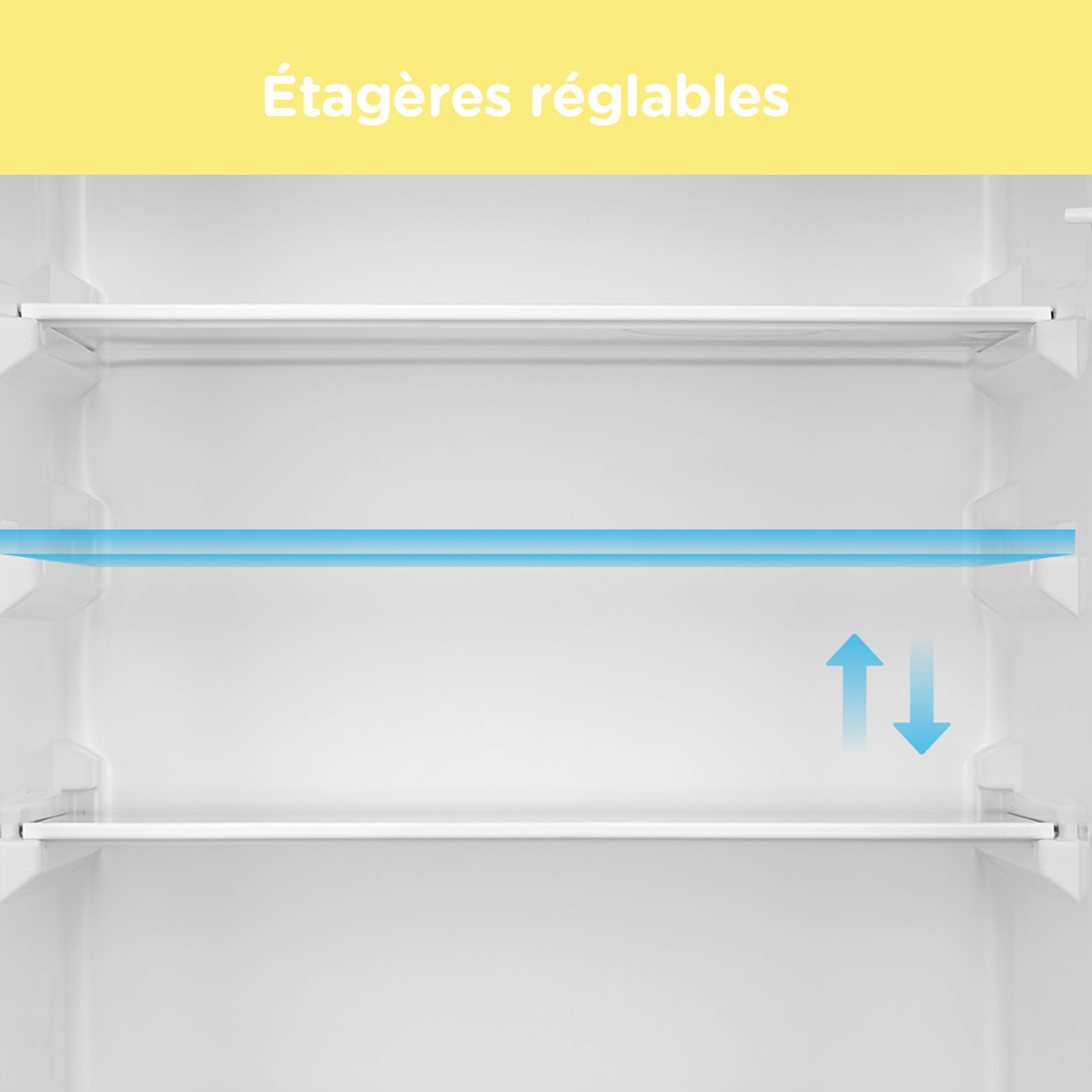 Réfrigérateur combiné 262L pour la maison - Grande capacité au quotidien - Technologie Low Frost - Silencieux (39 dB) - Acier inoxydable
