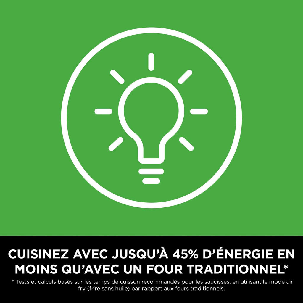 Foodi FlexDrawer Air Fryer, Dual Zone Avec Séparateur Amovible, Grand Tiroir de 10.4 L, 7-en-1, Double Zone, Pièces Antiadhésives Compatibles Au Lave-Vaisselle, Noir & Cuivre