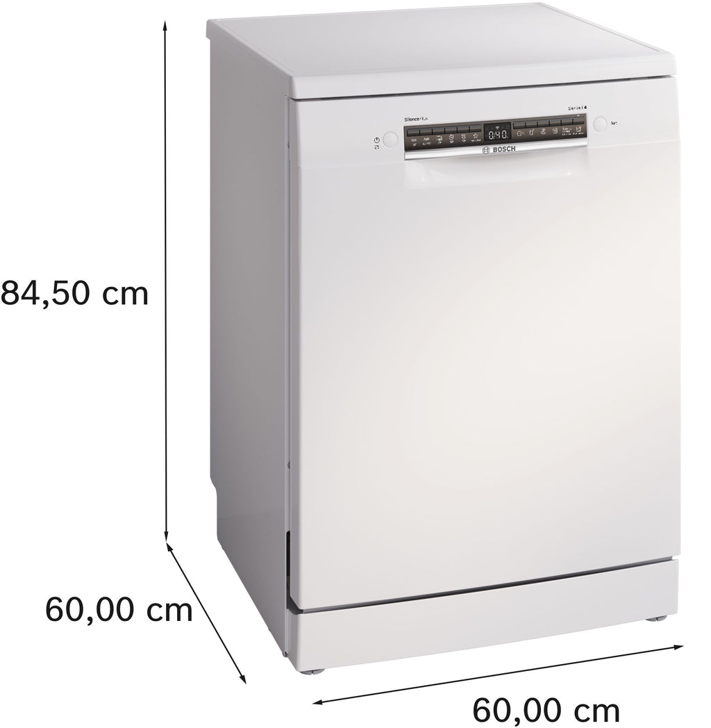Lave-vaisselle  Série 4 60 cm, Pose libre, Blanc