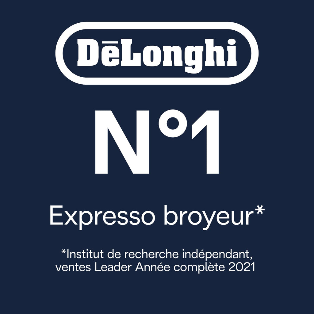 Magnifica Evo, Machine à Café et Cappucino avec Broyeur à Grains, Noir