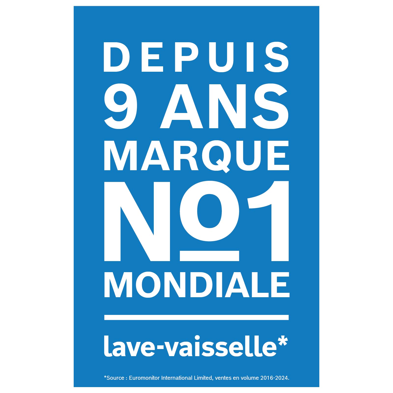 Lave-vaisselle  Série 4 60 cm, Pose libre, Blanc