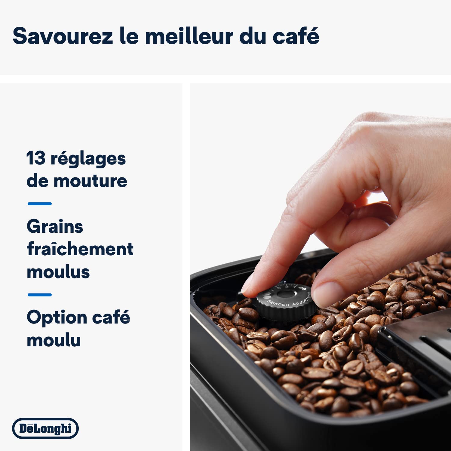 Magnifica Evo, Machine à Café et Cappucino avec Broyeur à Grains, Noir