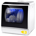 Lave-vaisselle de table, Mini Lave-vaisselle avec Comman destactiles à LED, 45CM, 6 Programmes, Lavage des fruits, Soins Pour Bébés